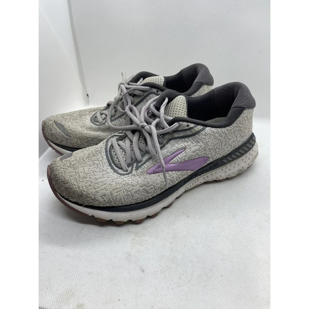Brooks Adrenaline GTS 20 Women's Running Shoes Size 8.5 Gray Lilac